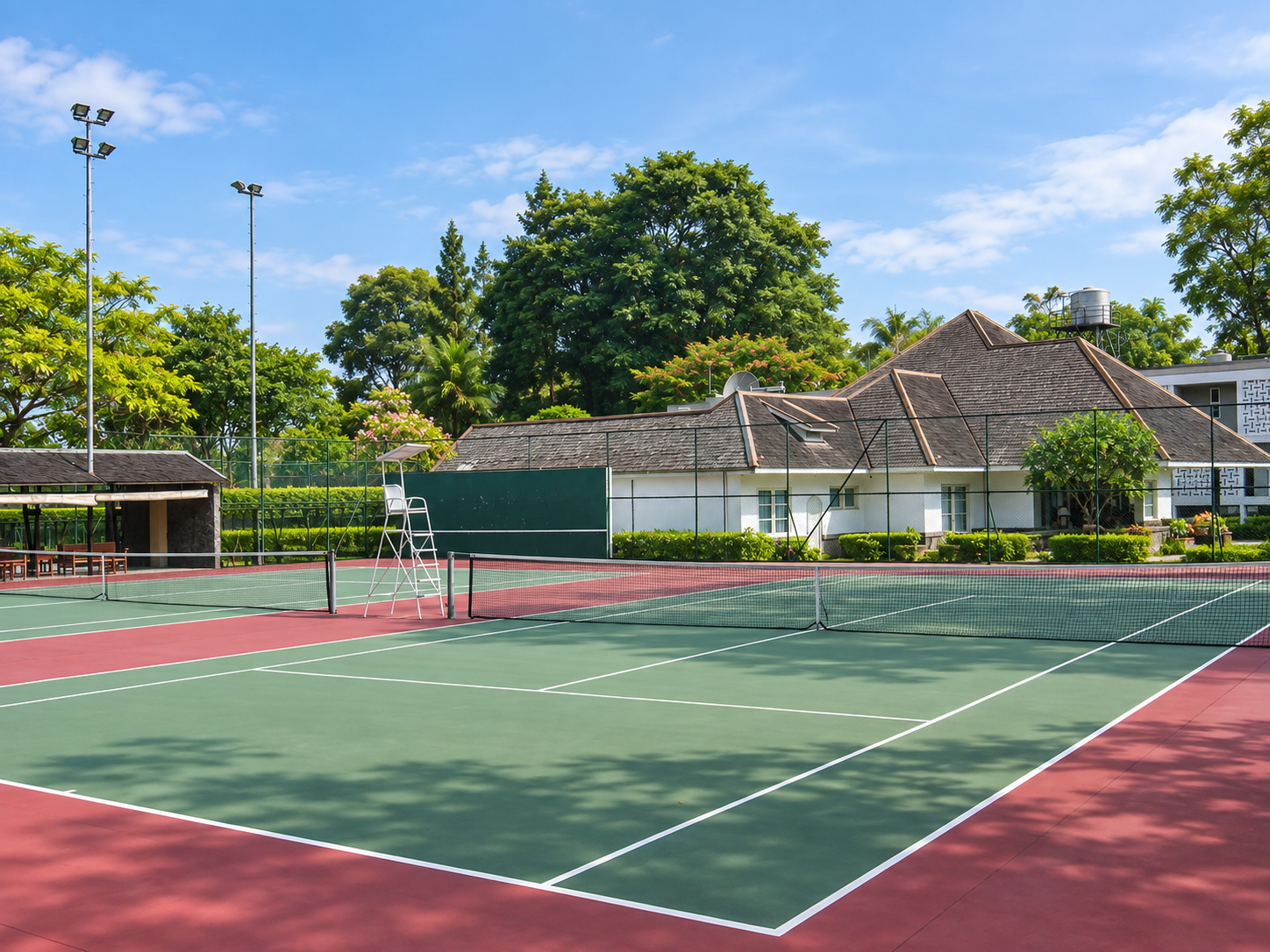 4 Tennis Courts